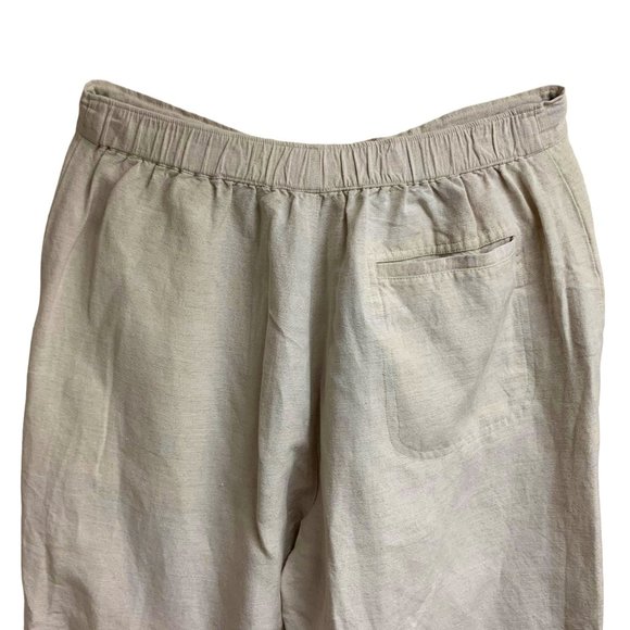 Havanera Co Linen Blend Drawstring‎ Lounge Pant - Picture 7 of 9